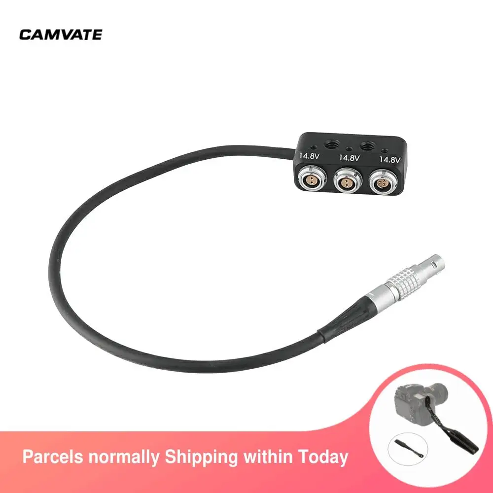 CAMVATE 1 To 3 Power Splitter (0B 2pin) Converts 1 Male 0B 2pin To 2 Female 0B 2pin Adapter 1 Female RS 3pin Adapter For Teradek
CAMVATE 1 To 3 Power Splitter (0B 2pin) Converts 1 Male 0B 2pin To 2 Female 0B 2pin Adapter 1 Female RS 3pin Adapter For Teradek