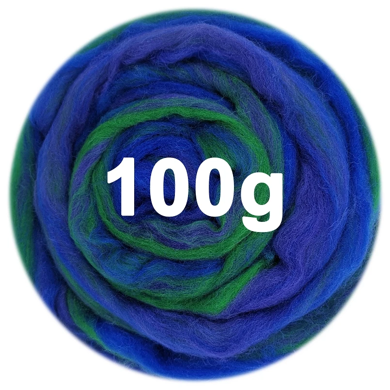 Blended Wool 100g Merino Mixed Roving Wool Fiber for Needle Felting Kit Felting Wool Dry Wet Felting Supplies (13)
Blended Wool 100g Merino Mixed Roving Wool Fiber for Needle Felting Kit Felting Wool Dry Wet Felting Supplies (13)