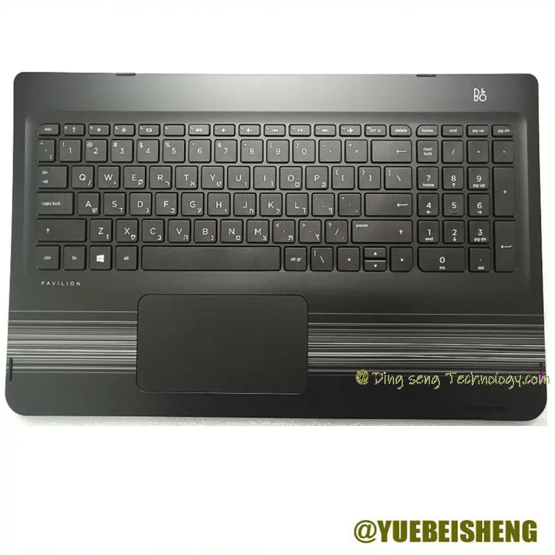 YUEBEISHENG New/orig for HP Pavilion X360 15-BK Palmrest Hebrew keyboard upper cover Touchpad 854823-BB1
YUEBEISHENG New/orig for HP Pavilion X360 15-BK Palmrest Hebrew keyboard upper cover Touchpad 854823-BB1