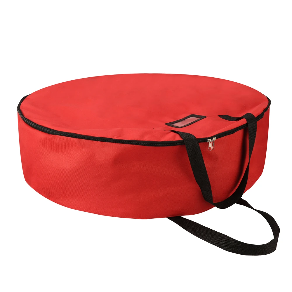 Artificial Wreath Storage Bag Christmas Festival Party Decoration Round Oxford Cloth Easy To Carry Red Durable Organize Tools
Artificial Wreath Storage Bag Christmas Festival Party Decoration Round Oxford Cloth Easy To Carry Red Durable Organize Tools