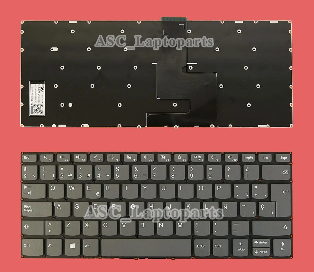 

New Spanish Teclado Keyboard For Lenovo Ideapad 3-14ADA05 3-14ARE05 3-14IGL05 3-14IIL05 3-14IJL05 3-14IML05 3-14ITL05 Gray Black