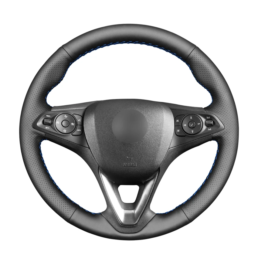Hand-stitched Black PU Artificial Leather Steering Wheel Cover for Opel Astra K Corsa E Crossland X Insignia CT B Karl Zafira
Hand-stitched Black PU Artificial Leather Steering Wheel Cover for Opel Astra K Corsa E Crossland X Insignia CT B Karl Zafira