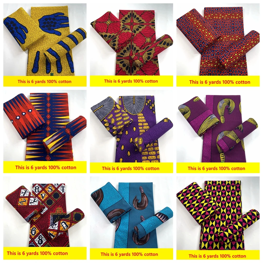 NEW 100% cotton Ankara wax fabric 2022 african print fabric for wedding dress tissue Nigeria fabric For women dress6 yards
NEW 100% cotton Ankara wax fabric 2022 african print fabric for wedding dress tissue Nigeria fabric For women dress6 yards