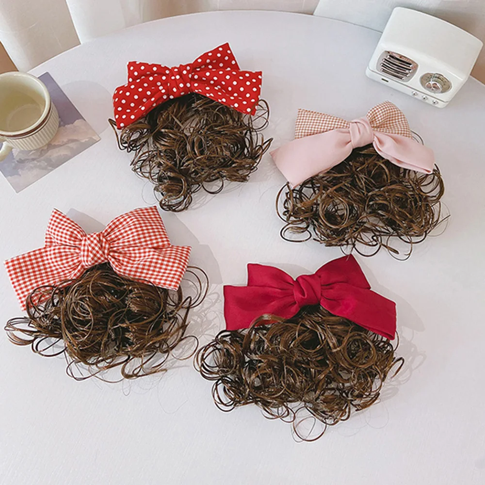 New Colorful Children Girls Lovely Wigs Bow Hairpins Princess Hair Ornament Headband Hair Clips Barrettes Kids Hair Accessorie
New Colorful Children Girls Lovely Wigs Bow Hairpins Princess Hair Ornament Headband Hair Clips Barrettes Kids Hair Accessorie