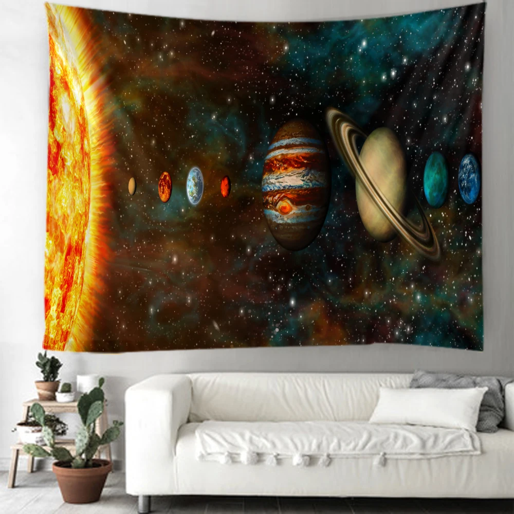 Lingxia-Universe Starry Sky Planetary Printed Tapestry is soft and easy to care for decorative hanging cloth
Lingxia-Universe Starry Sky Planetary Printed Tapestry is soft and easy to care for decorative hanging cloth