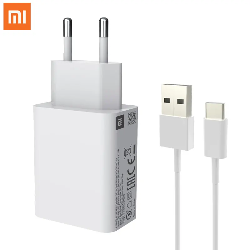 Original Xiaomi 9SE Fast Charger Adapter QC 3.0 Usb Type C Cable Travel Charging mi 9 8 SE CC9 A3 mi x Redmi Note 7 6 8 Pro
Original Xiaomi 9SE Fast Charger Adapter QC 3.0 Usb Type C Cable Travel Charging mi 9 8 SE CC9 A3 mi x Redmi Note 7 6 8 Pro