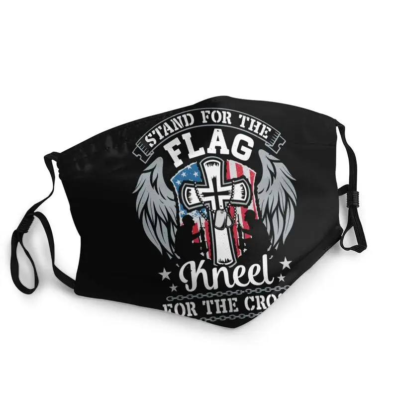 Stand For The Flag Kneel For The Cross Mouth Face Mask Men Dustproof Jesus Patriotic American Mask Protection Respirator Muffle
Stand For The Flag Kneel For The Cross Mouth Face Mask Men Dustproof Jesus Patriotic American Mask Protection Respirator Muffle