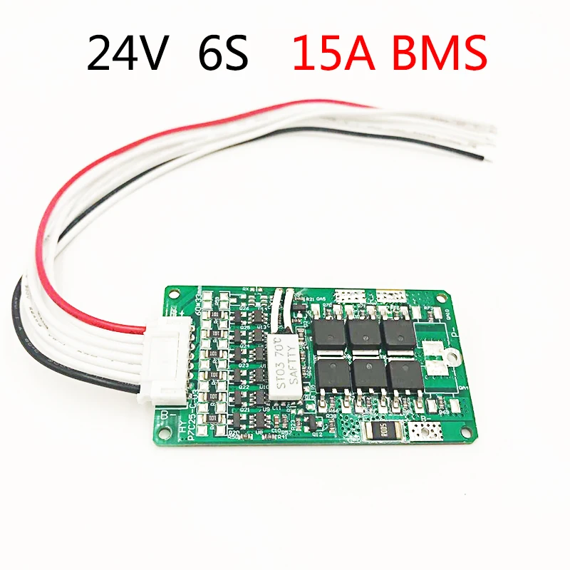 6S 15A 24V PCB BMS Protection Board For 6 Pack 18650 Li-ion Lithium Battery Cell Module New Arrival 5.0 119 Re
6S 15A 24V PCB BMS Protection Board For 6 Pack 18650 Li-ion Lithium Battery Cell Module New Arrival 5.0 119 Re