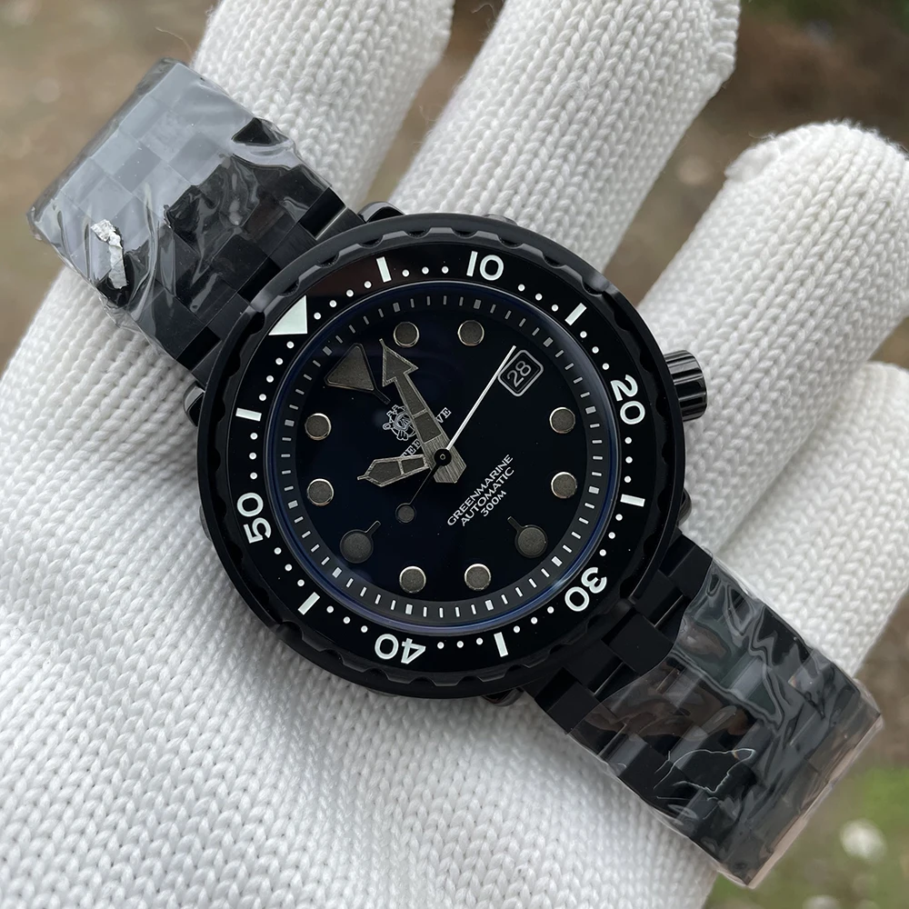 STEELDIVE PVD Black Stainless Steel Case Mechanical Automatic Men Watch NH35 300M Waterproof Diver Tuna Watches Men 2020
STEELDIVE PVD Black Stainless Steel Case Mechanical Automatic Men Watch NH35 300M Waterproof Diver Tuna Watches Men 2020