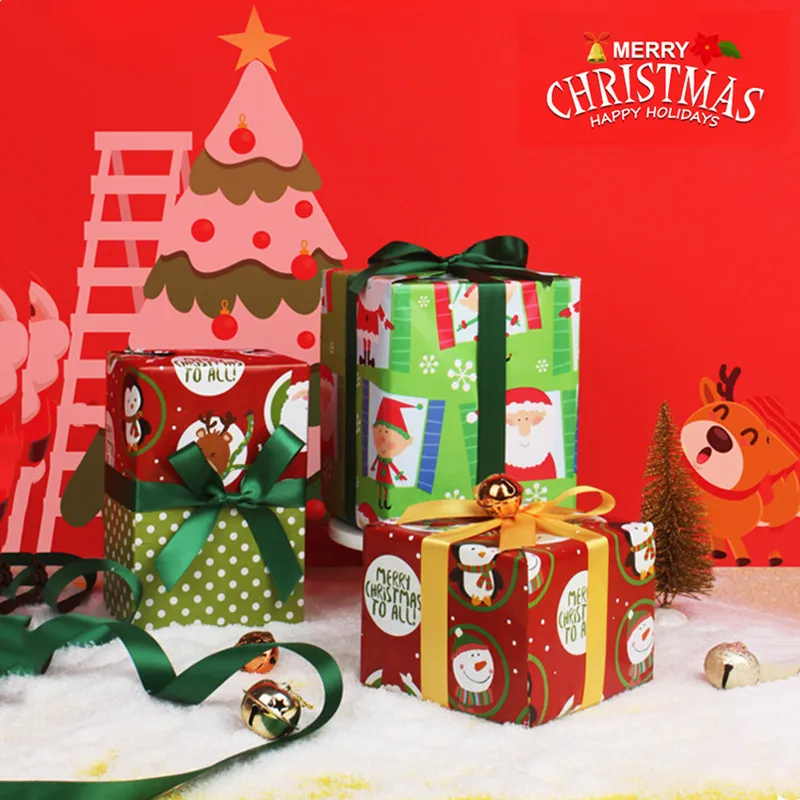 4pcs Double-sided Cartoon Gift Wrapping Paper Children Christmas Eve Decoration Package Box Book Papers Birthday for Baby Girl
4pcs Double-sided Cartoon Gift Wrapping Paper Children Christmas Eve Decoration Package Box Book Papers Birthday for Baby Girl
