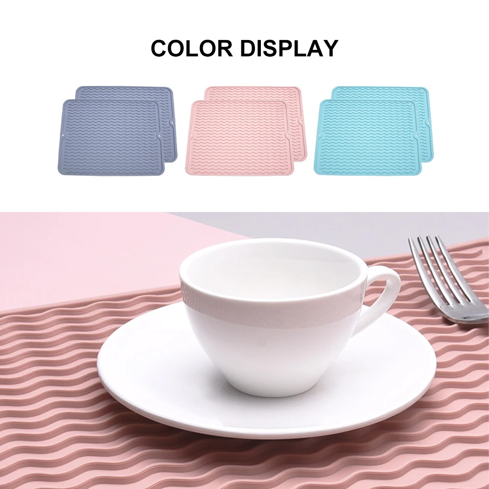 Silicone Insulation pads Heat Resistant Waterproof Draining Tableware Dishwaser Cushion Pad For Kitchenware Supplies Tools
Silicone Insulation pads Heat Resistant Waterproof Draining Tableware Dishwaser Cushion Pad For Kitchenware Supplies Tools