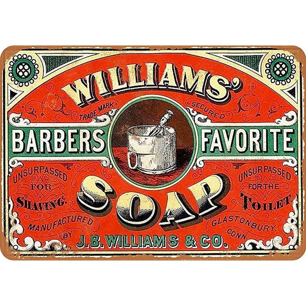 Fsdva 12 x 16 Metal Sign - Williams' Barbers Favorite Soap - Vintage Wall Decor Art
Fsdva 12 x 16 Metal Sign - Williams' Barbers Favorite Soap - Vintage Wall Decor Art