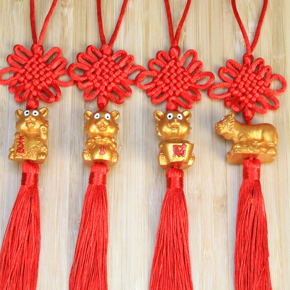 New 2022 Chinese New Year Hanging Decor Red Chinese Knot Hassel Year of the Tiger Lucky Charm Spring Festival Home Decoration
New 2022 Chinese New Year Hanging Decor Red Chinese Knot Hassel Year of the Tiger Lucky Charm Spring Festival Home Decoration