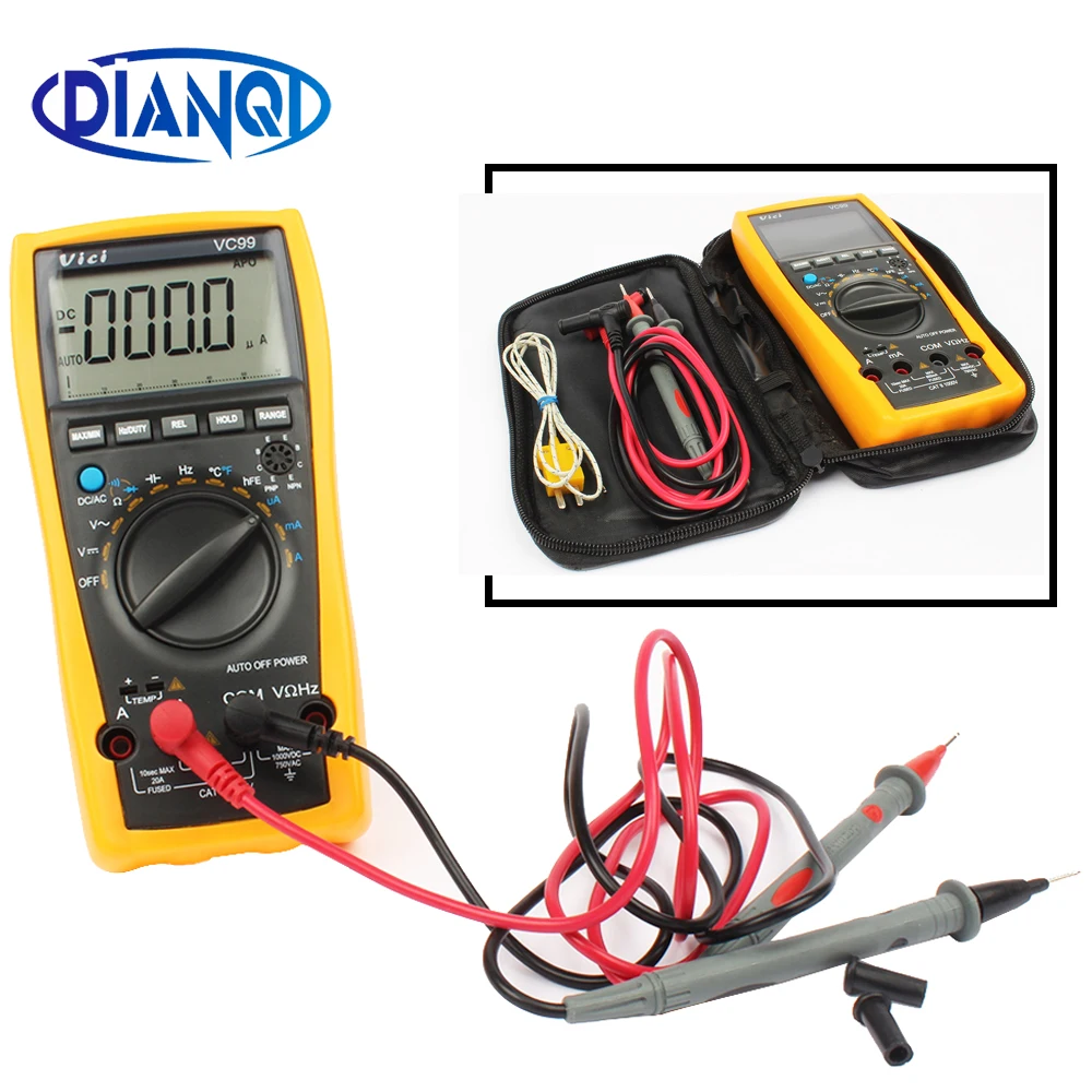 Vichy Original VC99 3 6/7 Auto range digital multimeter have bag better 17B+ meter with bag
Vichy Original VC99 3 6/7 Auto range digital multimeter have bag better 17B+ meter with bag