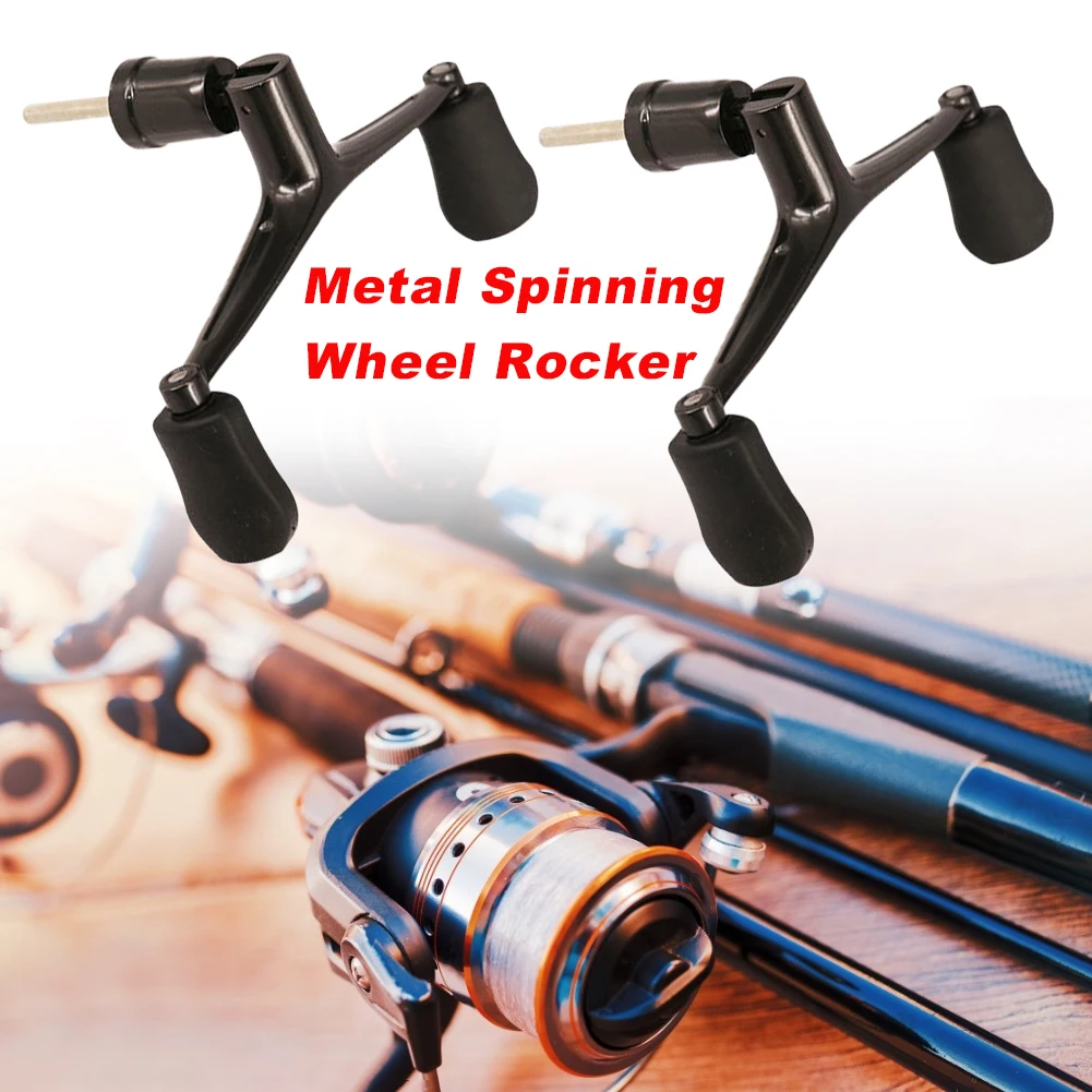 Fishing Wheel Spinning Wheel Metal Rocker Double Grip Shaker with Nut Spinning Wheel Handle Modified Fishing Accessories
Fishing Wheel Spinning Wheel Metal Rocker Double Grip Shaker with Nut Spinning Wheel Handle Modified Fishing Accessories
