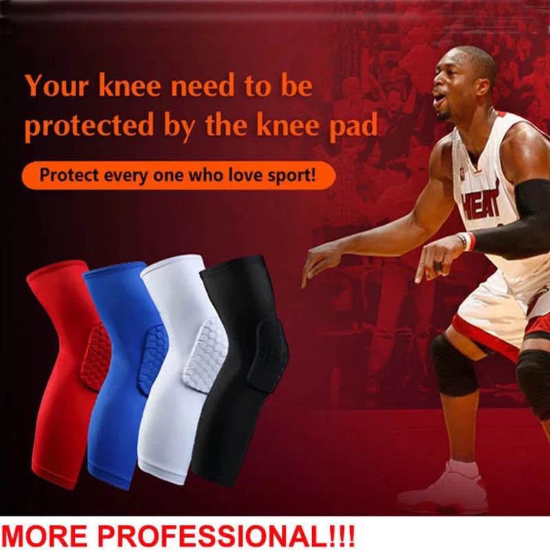 1PCS Breathable Sports Football Basketball Knee Pads Honeycomb Knee Brace Leg Sleeve Calf Compression Knee Support Protection
1PCS Breathable Sports Football Basketball Knee Pads Honeycomb Knee Brace Leg Sleeve Calf Compression Knee Support Protection