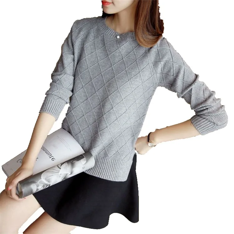 2020 Autumn Winter Women Sweater Fashion Round Neck Long Sleeve Soild Color Female Casual Loose Pullovers Kintted Tops
2020 Autumn Winter Women Sweater Fashion Round Neck Long Sleeve Soild Color Female Casual Loose Pullovers Kintted Tops