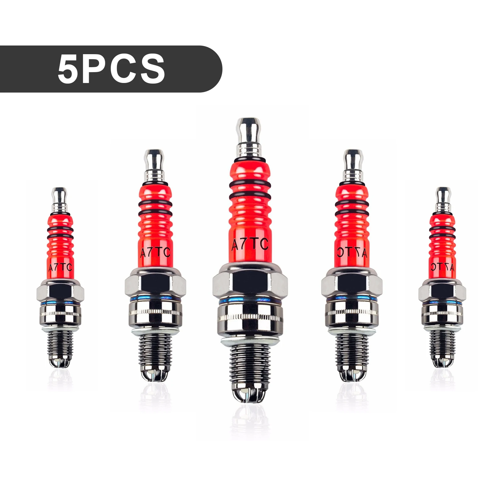 5x Motorcycle Pit Dirt Bike Electrical Ignition Spark Plugs A7TC 3 Electrode GY6
5x Motorcycle Pit Dirt Bike Electrical Ignition Spark Plugs A7TC 3 Electrode GY6