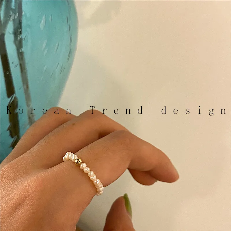 Baroque Freshwater Pearl Ring Korea Cute engagement rings for women 925 Sterling Silver Jewelry Fashion Wedding Gifts
Baroque Freshwater Pearl Ring Korea Cute engagement rings for women 925 Sterling Silver Jewelry Fashion Wedding Gifts
