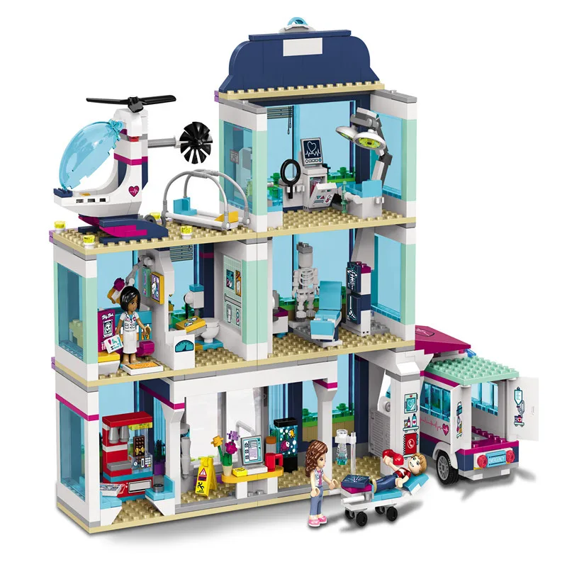 New 932pcs Friends Girl Series 41318 Model Building Blocks Toys Hospital Children Bricks Toys Girl Christmas Gifts
New 932pcs Friends Girl Series 41318 Model Building Blocks Toys Hospital Children Bricks Toys Girl Christmas Gifts