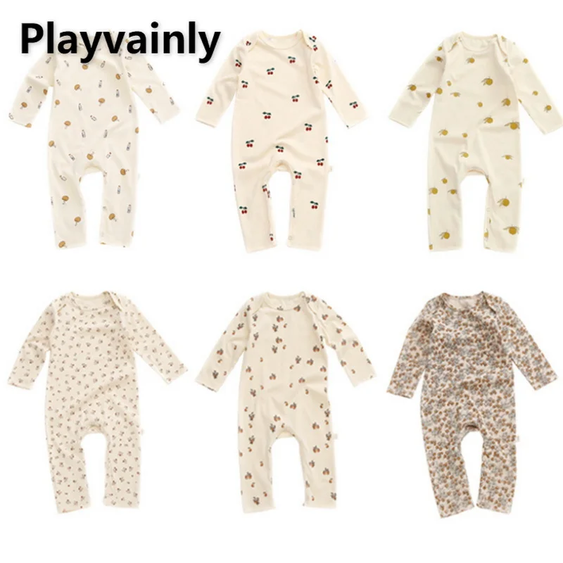 2021 Korean Style Autumn Kids Boys Girls Romper Print Long Sleeves Round Collar Cotton Jumpsuit Newborn Outwear E1601
2021 Korean Style Autumn Kids Boys Girls Romper Print Long Sleeves Round Collar Cotton Jumpsuit Newborn Outwear E1601