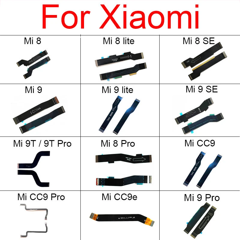 

Гибкий кабель для материнской платы с ЖК-дисплеем для Xiaomi Mi 8 8SE 9 9SE CC9 9T Note 10 Pro Lite, запасные части с гибкой лентой