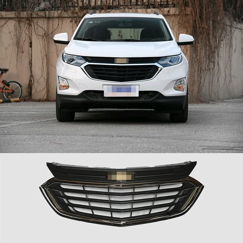 Хромированная рама из АБС пластика для Chevrolet Equinox 2017 2019 решетка переднего бампера