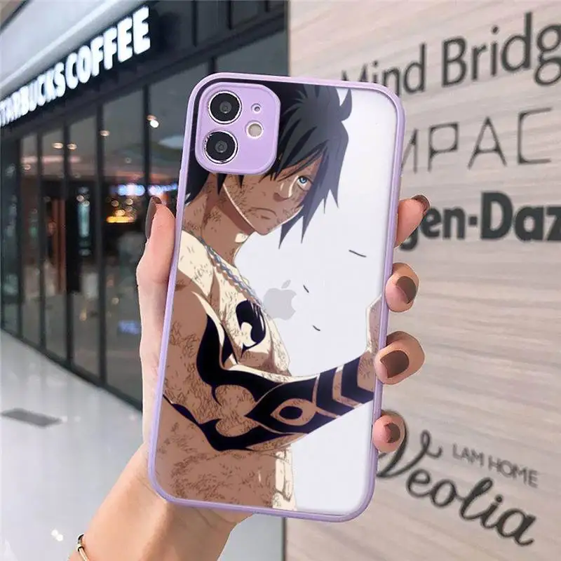 FAIRY TAIL Phone Case For iPhone 12 11 Mini Pro XR XS Max 7 8 Plus X Matte transparent Purple Back Cover
FAIRY TAIL Phone Case For iPhone 12 11 Mini Pro XR XS Max 7 8 Plus X Matte transparent Purple Back Cover