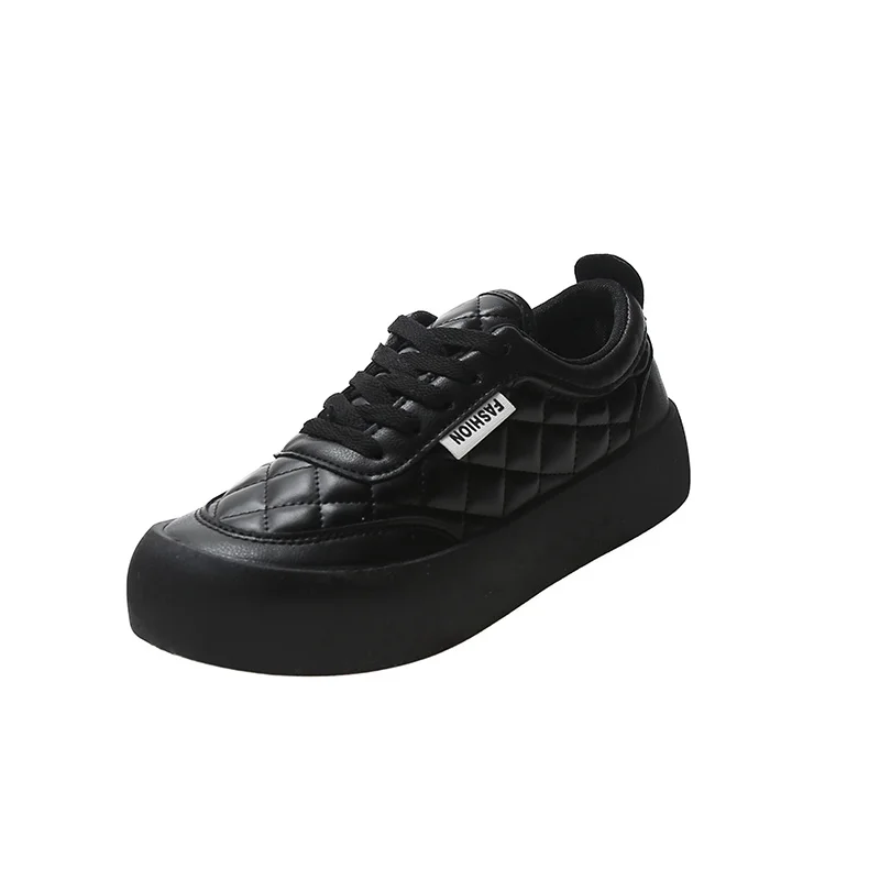 Women's Sports Shoes Fashion 2021 Spring and Autumn New Lace-Up Solid Color Round Toe Platform Shoes Casual Student Shoes
Women's Sports Shoes Fashion 2021 Spring and Autumn New Lace-Up Solid Color Round Toe Platform Shoes Casual Student Shoes