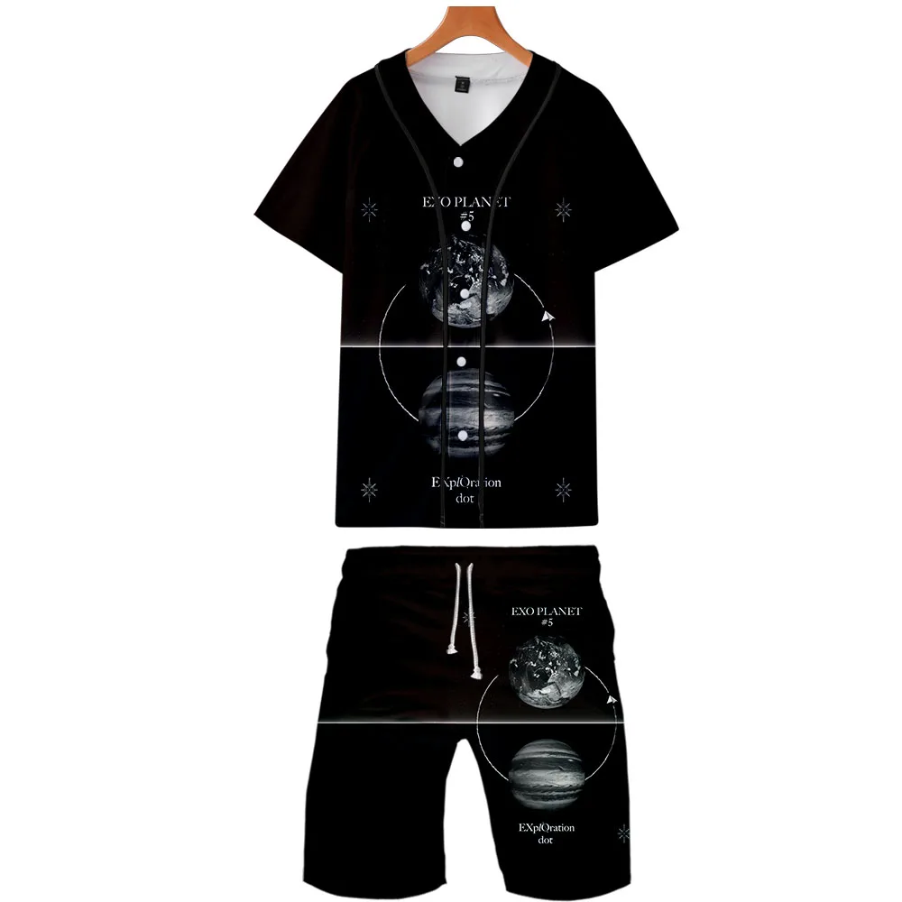Kpop EXO 3D Printed Fashion Two Piece Set Summer Baseball T-shirts+Beach Shorts Casual Hip Hop Suitable Streetwear Clothes print
Kpop EXO 3D Printed Fashion Two Piece Set Summer Baseball T-shirts+Beach Shorts Casual Hip Hop Suitable Streetwear Clothes print