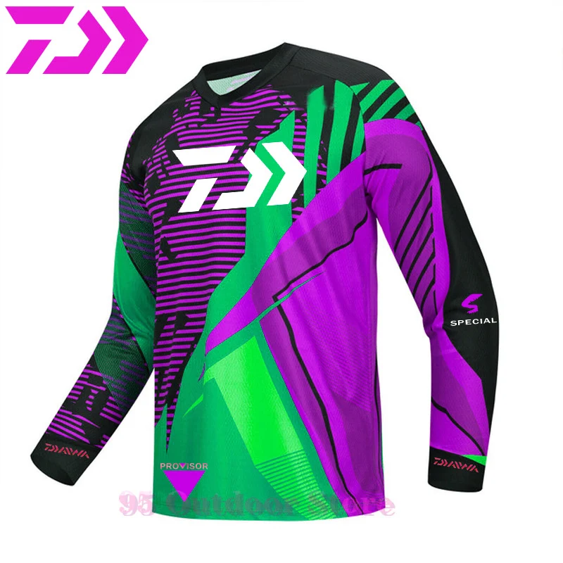 Daiwa Fishing Shirt Cycling Clothing Long Sleeve Breathable Quick Dry Dawa Camping Hiking Clothes Sport Peace Fishing Shirt
Daiwa Fishing Shirt Cycling Clothing Long Sleeve Breathable Quick Dry Dawa Camping Hiking Clothes Sport Peace Fishing Shirt
