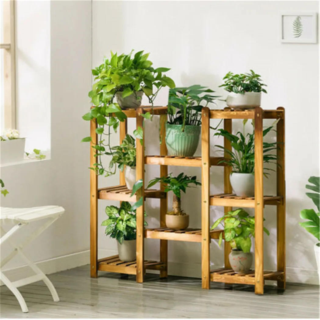 Wooden 8 Tiers Garden Plant Stand Indoor Outdoor Potted Flowers Storage Planters Display Rack for Greenery Plants
Wooden 8 Tiers Garden Plant Stand Indoor Outdoor Potted Flowers Storage Planters Display Rack for Greenery Plants