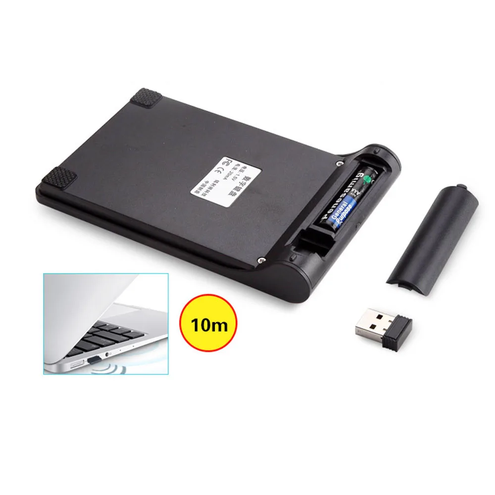 Портативная 2 4G беспроводная цифровая клавиатура USB с номером Pad 18 клавиш мини для