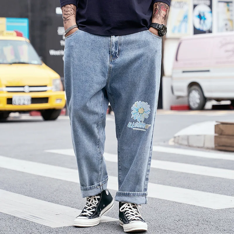 Big yards men's fatty nine points jeans loose harlan straight canister wide-legged fertilizer increase fat torre pants
Big yards men's fatty nine points jeans loose harlan straight canister wide-legged fertilizer increase fat torre pants