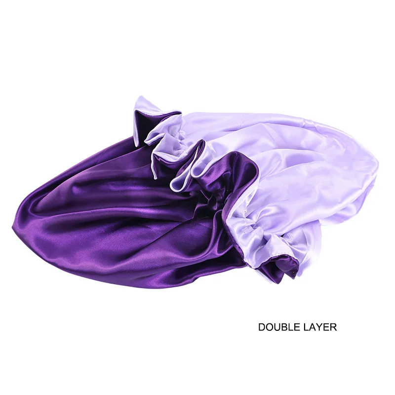 Double Satin Large Lace Nightcap Extra Large round Cap Shower Cap Satin Bonnet Wholesale
Double Satin Large Lace Nightcap Extra Large round Cap Shower Cap Satin Bonnet Wholesale