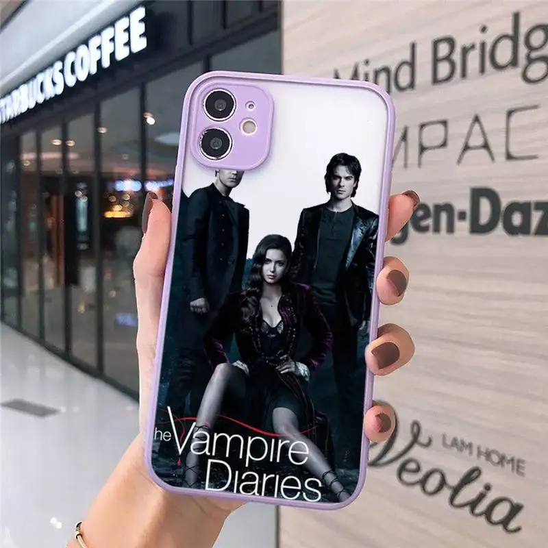 The vampire diaries Phone Cases Matte Transparent for iPhone 7 8 11 12 s mini pro X XS XR MAX Plus cover funda shell
The vampire diaries Phone Cases Matte Transparent for iPhone 7 8 11 12 s mini pro X XS XR MAX Plus cover funda shell