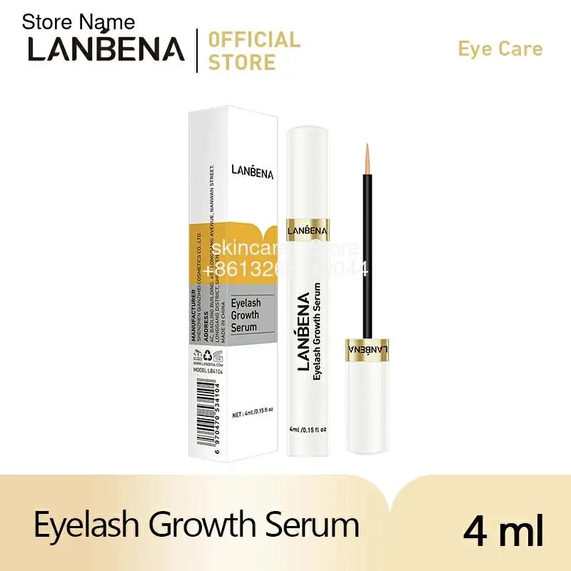 LANBENA Eyelash Growth Serum Curl Eyelash Enhancer Longer Fuller Thicker Lashes Eye Care Charming Big Eyes Beauty For 7 Days
LANBENA Eyelash Growth Serum Curl Eyelash Enhancer Longer Fuller Thicker Lashes Eye Care Charming Big Eyes Beauty For 7 Days