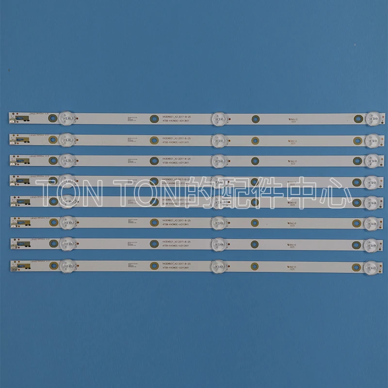 8pcs 3LED LED backlight strip for 43DL4012N L43E6800 43HFF5952 43L1600C 43BDL4012N K430WDC1 A1 A3 4708-K43WDC-A1113N11 A3113N11
8pcs 3LED LED backlight strip for 43DL4012N L43E6800 43HFF5952 43L1600C 43BDL4012N K430WDC1 A1 A3 4708-K43WDC-A1113N11 A3113N11