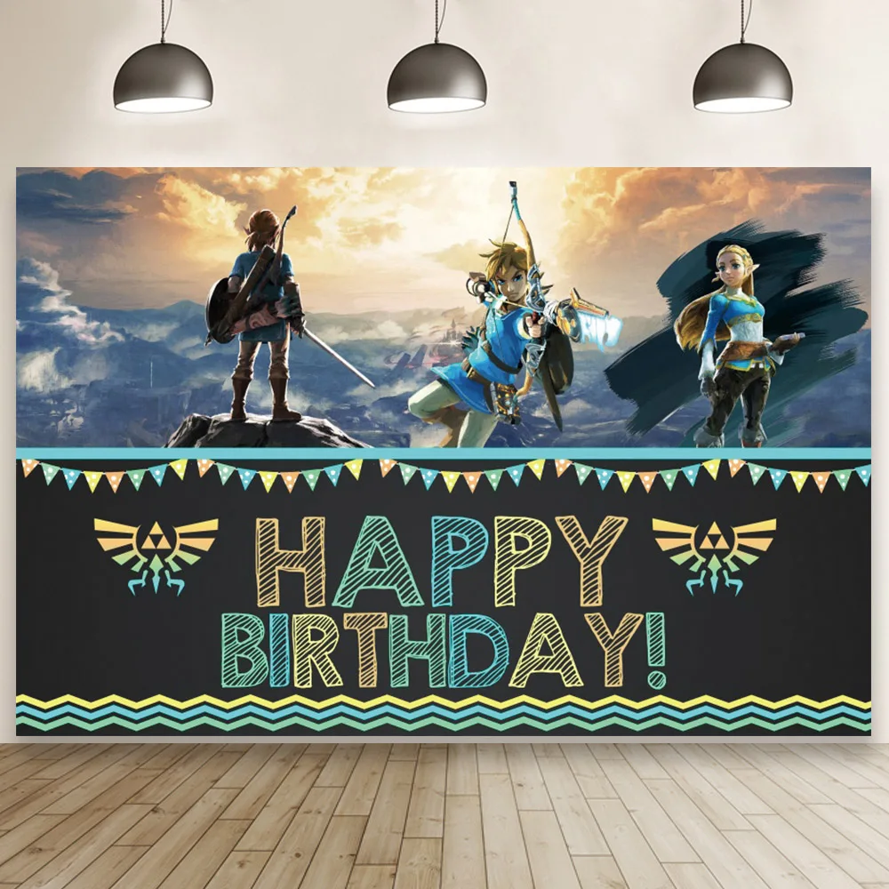 Cartoon Adventure Background Zelda Boys Birthday Party 3D Game Decor Cake Backdrop Photography Studio Banner Booth Poster
Cartoon Adventure Background Zelda Boys Birthday Party 3D Game Decor Cake Backdrop Photography Studio Banner Booth Poster