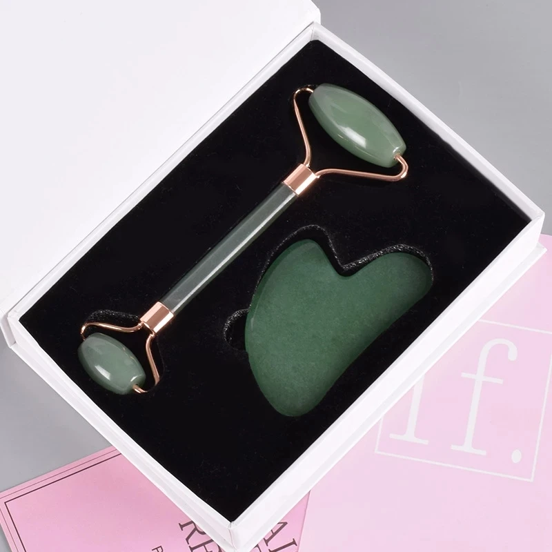 Natural Jade Stone Massage Gua Sha Scraper Roller Facial Care Physical Beauty Lifting Firming Guasha Face massager Scraping Tool
Natural Jade Stone Massage Gua Sha Scraper Roller Facial Care Physical Beauty Lifting Firming Guasha Face massager Scraping Tool