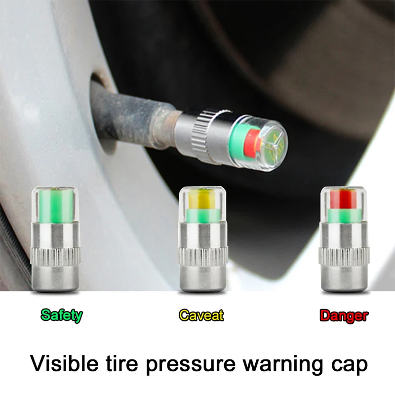 4pcs Car Tyre Tire Pressure Monitor Indicator Valve Stem Cap Pressure Monitoring Sensors 32 Psi Universial 2.2-2.4Bar Tire Alarm
4pcs Car Tyre Tire Pressure Monitor Indicator Valve Stem Cap Pressure Monitoring Sensors 32 Psi Universial 2.2-2.4Bar Tire Alarm
