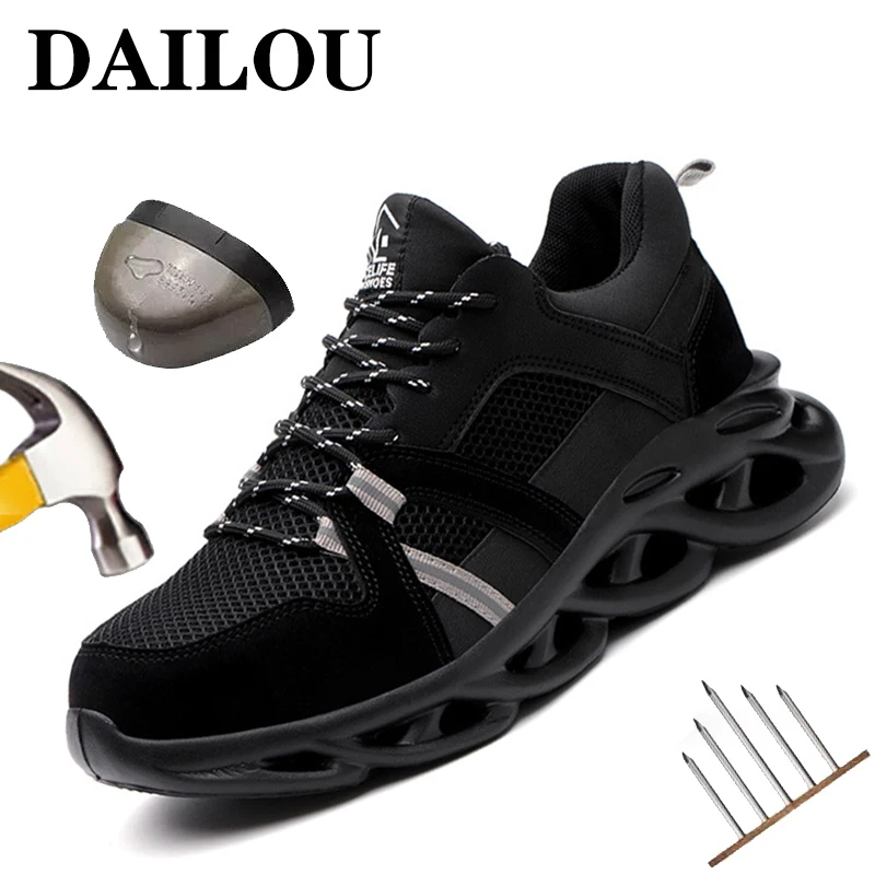 Reflective Male Safety Shoes Work Sneakers Men Steel Toe Shoes Puncture-Proof Boots Men Work Shoes Lightweight Work Safety Boots
Reflective Male Safety Shoes Work Sneakers Men Steel Toe Shoes Puncture-Proof Boots Men Work Shoes Lightweight Work Safety Boots