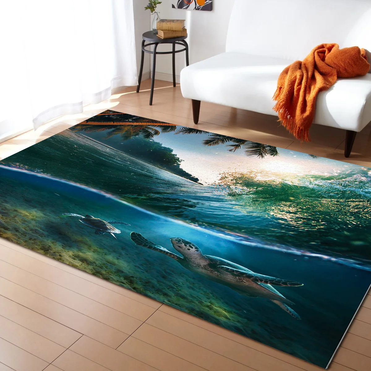 Turtle Coconut Wave Pattern Carpets for Living Room Bedroom Area Rug Kids Room Play Mat 3D Printed Home Large Carpet
Turtle Coconut Wave Pattern Carpets for Living Room Bedroom Area Rug Kids Room Play Mat 3D Printed Home Large Carpet
