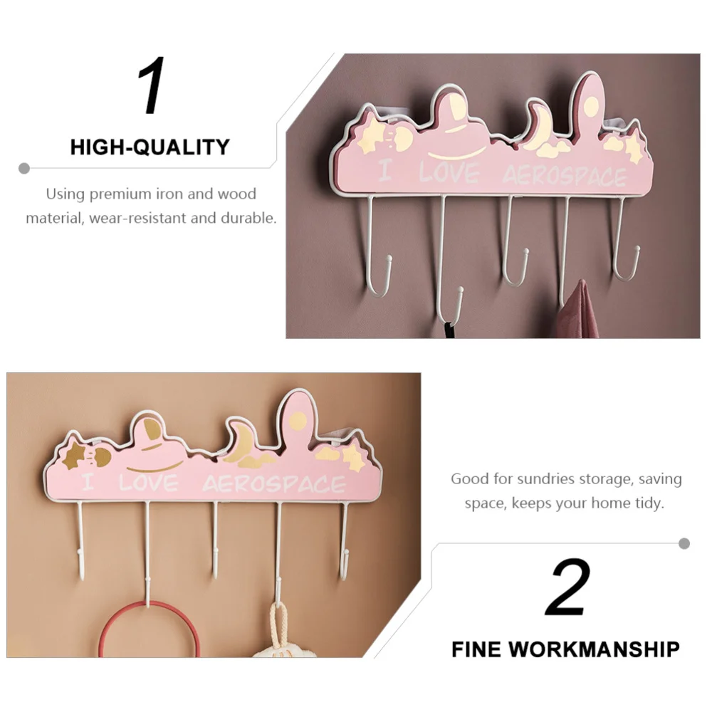 1pc Wall Mounted Hanging Hook Iron Wood Hanger Decorative Wall Ornament
1pc Wall Mounted Hanging Hook Iron Wood Hanger Decorative Wall Ornament