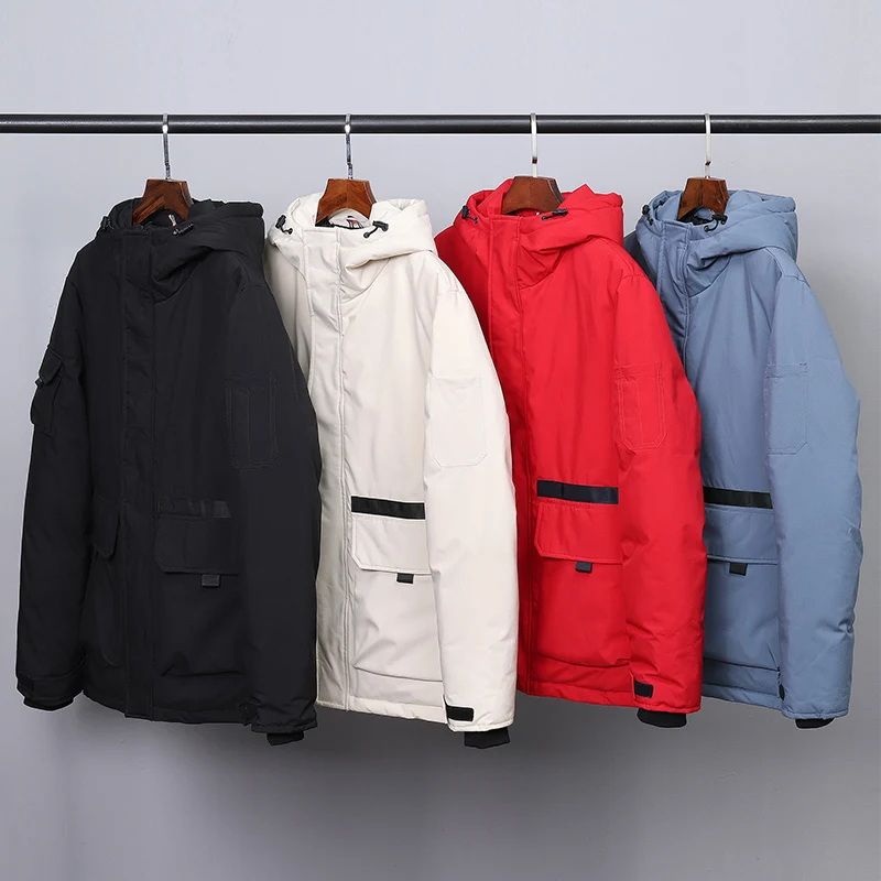 Men's Winter Down Jacket Men 2020 Fashion Hooded Warm Loose Cargo Jackets Coat Soft Shell Casual Solid Color Jacket For Men
Men's Winter Down Jacket Men 2020 Fashion Hooded Warm Loose Cargo Jackets Coat Soft Shell Casual Solid Color Jacket For Men