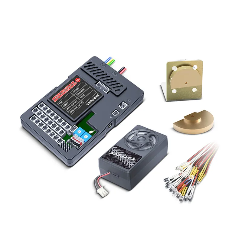 G.T Power 60A Container Truck Lighting and Voice Vibration System Pro (US/EU) 7-14v 2-3s lipo Output
G.T Power 60A Container Truck Lighting and Voice Vibration System Pro (US/EU) 7-14v 2-3s lipo Output