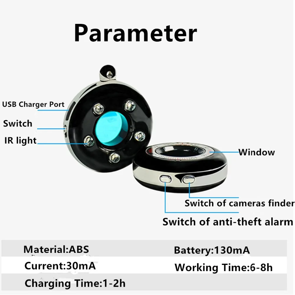 Camara Espia Oculta detector hidden camera spy camera spy devices dedektor Anti-lost Alarm 2 in 1 Privacy Property Safety
Camara Espia Oculta detector hidden camera spy camera spy devices dedektor Anti-lost Alarm 2 in 1 Privacy Property Safety