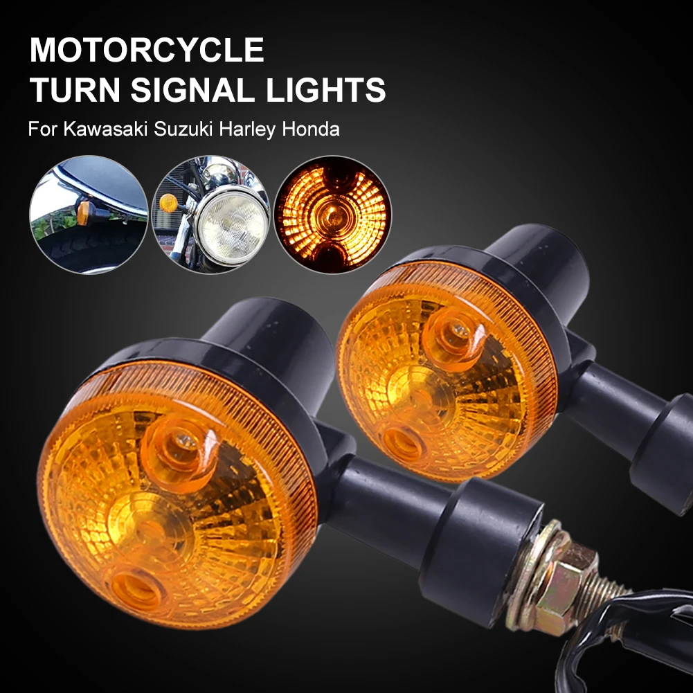 4pcs Motorcycle Turn Signal Lights Indicator Lamp Vintage Amber Flashers for Kawasaki Suzuki Honda Cafe Racer Turn Lamp
4pcs Motorcycle Turn Signal Lights Indicator Lamp Vintage Amber Flashers for Kawasaki Suzuki Honda Cafe Racer Turn Lamp