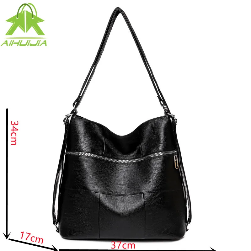 Fashion Multifunction Black Backpack High Capacity Womens Shoulder Bag 2021 New High Quality Pu Leather Women Simplicity Handbag 
Fashion Multifunction Black Backpack High Capacity Womens Shoulder Bag 2021 New High Quality Pu Leather Women Simplicity Handbag