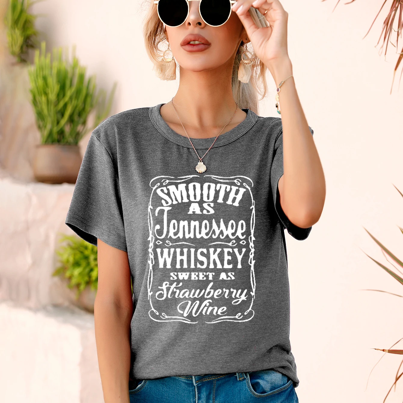 Casual Fashion Ladies Tees Short Sleeve Colored Cotton 90s T-shirt Crew Neck Korean Style Women Smooth As Jennemee Letter Print
Casual Fashion Ladies Tees Short Sleeve Colored Cotton 90s T-shirt Crew Neck Korean Style Women Smooth As Jennemee Letter Print